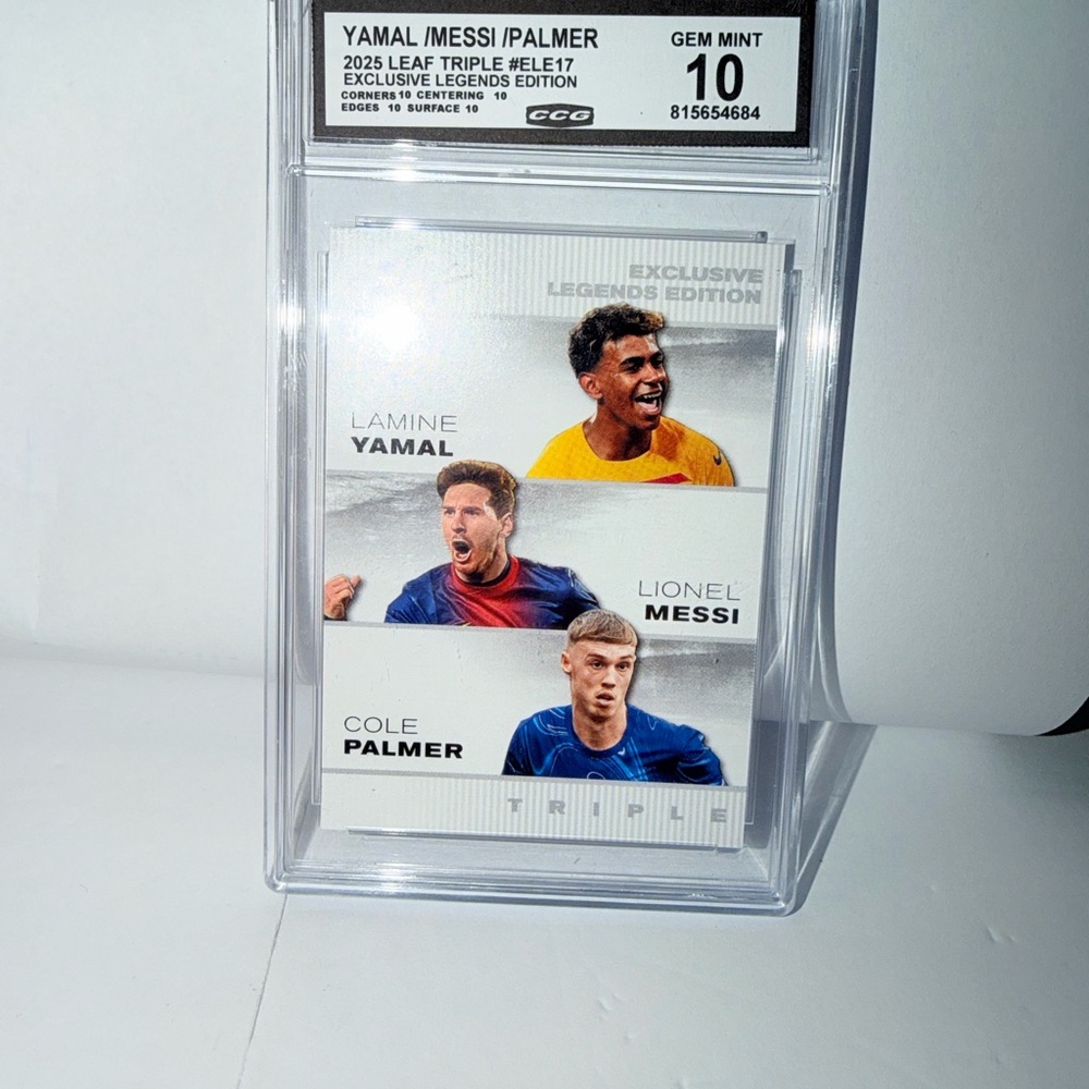 2025 Leaf Triple Exclusive Legends Edition - Messi / Yamal / Palmer